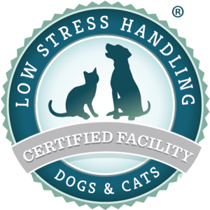 Nakusp vet clinic low stress handling certified facility